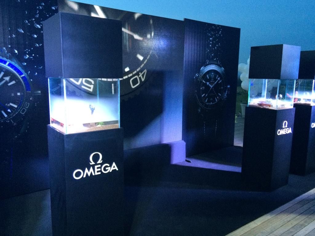 Exhibición de relojes Omega